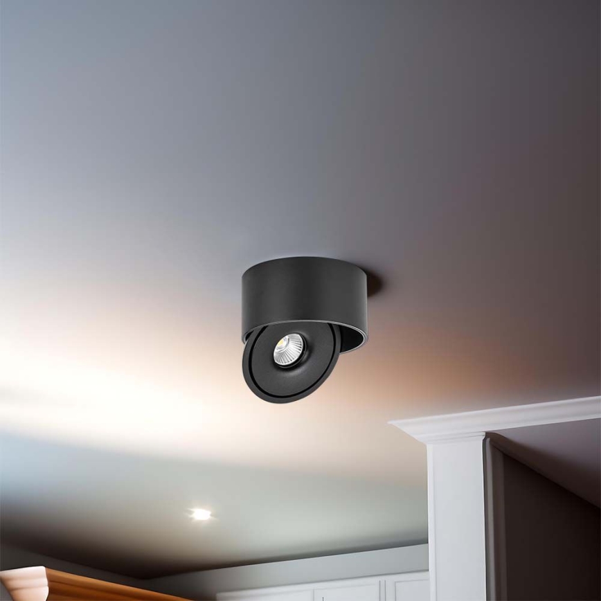 LED Flexibel spotlight LED/20W/230V 3000/4000/6400K CRI 90 svart