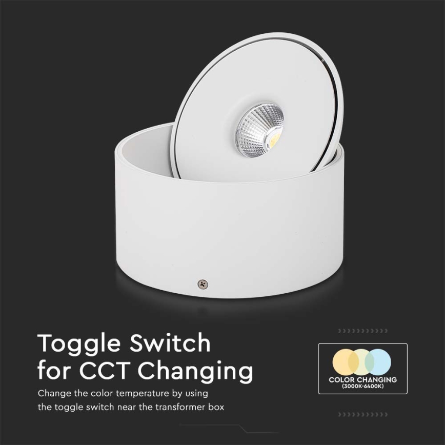 LED Flexibel spotlight LED/28W/230V 3000/4000/6400K CRI 90 vit