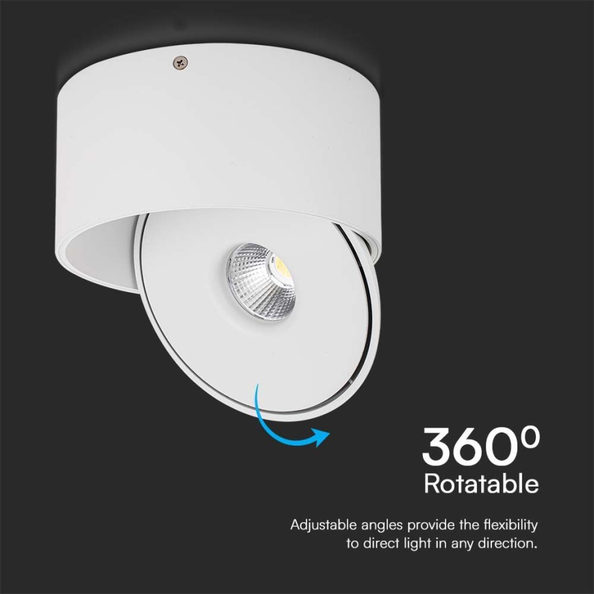 LED Flexibel spotlight LED/28W/230V 3000/4000/6400K CRI 90 vit