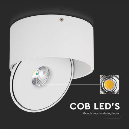 LED Flexibel spotlight LED/28W/230V 3000/4000/6400K CRI 90 vit