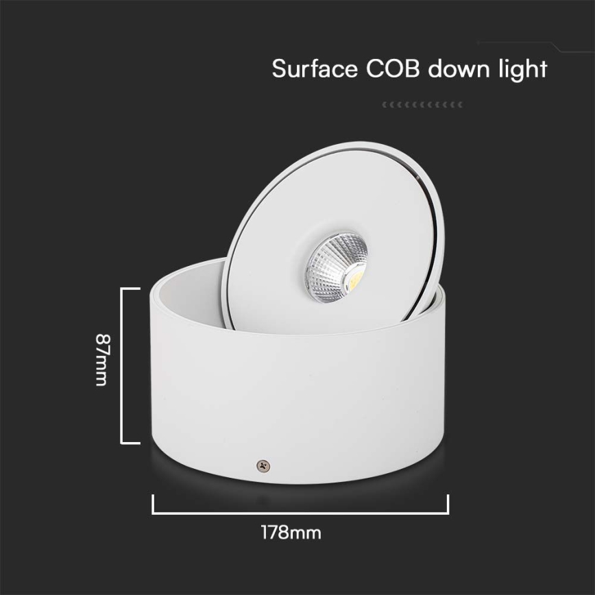 LED Flexibel spotlight LED/28W/230V 3000/4000/6400K CRI 90 vit