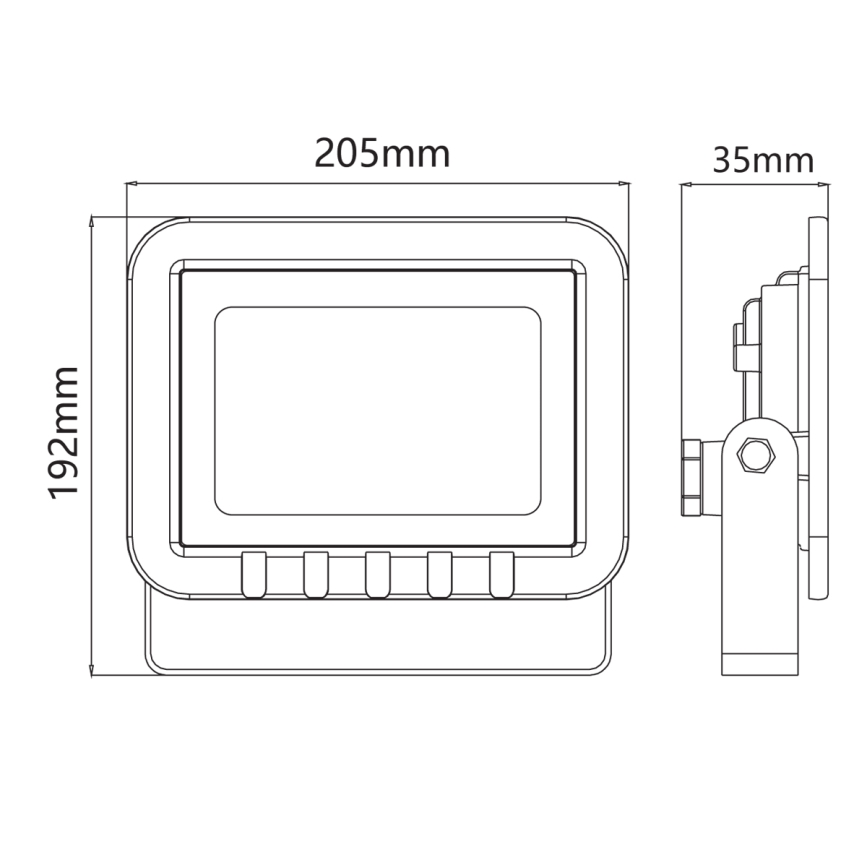 LED Spotlight LED/50W/230V