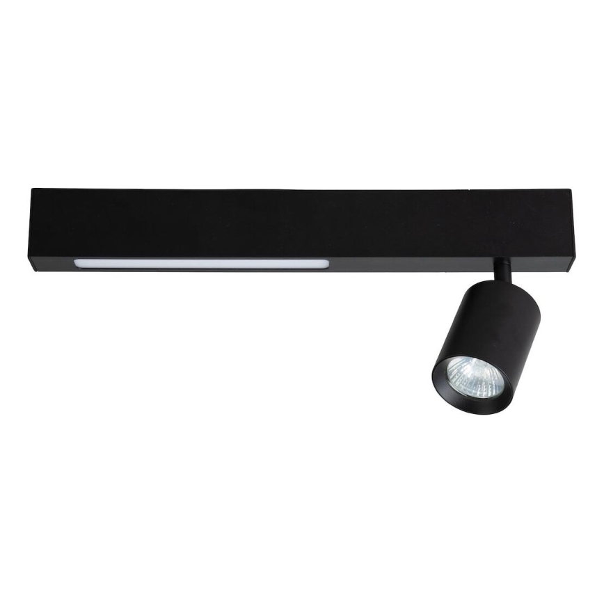 LED spotlight MAGNET LED/5W/230V + 1xGU10/60W 3000/4000K svart