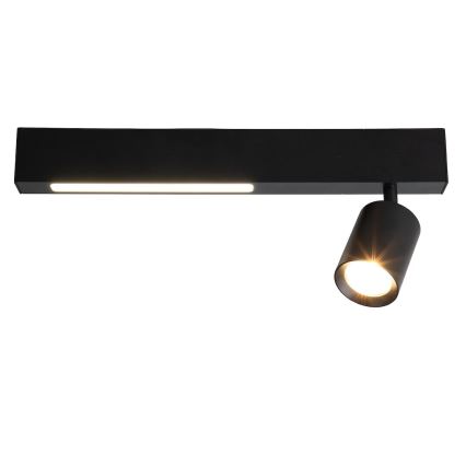 LED spotlight MAGNET LED/5W/230V + 1xGU10/60W 3000/4000K svart