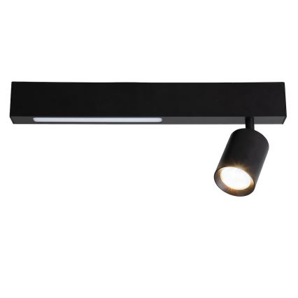 LED spotlight MAGNET LED/5W/230V + 1xGU10/60W 3000/4000K svart