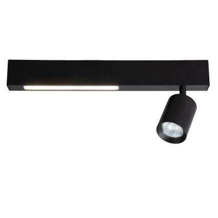 LED spotlight MAGNET LED/5W/230V + 1xGU10/60W 3000/4000K svart
