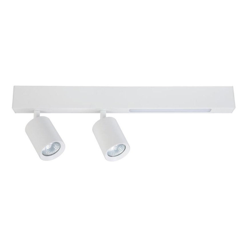 LED spotlight MAGNET LED/5W/230V + 2xGU10/60W 3000/4000K vit