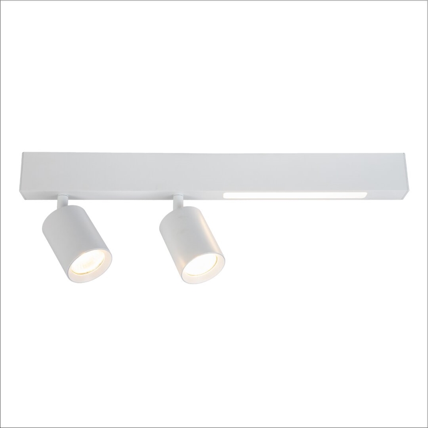 LED spotlight MAGNET LED/5W/230V + 2xGU10/60W 3000/4000K vit