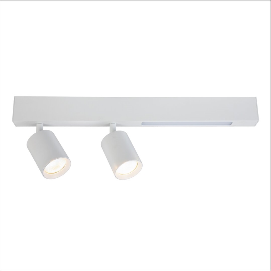 LED spotlight MAGNET LED/5W/230V + 2xGU10/60W 3000/4000K vit