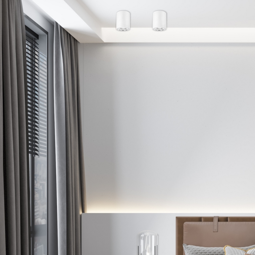 LED spotlight TACO 1xE27/15W/230V vit