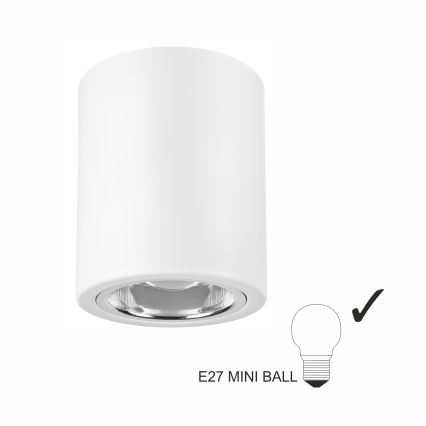 LED spotlight TACO 1xE27/15W/230V vit