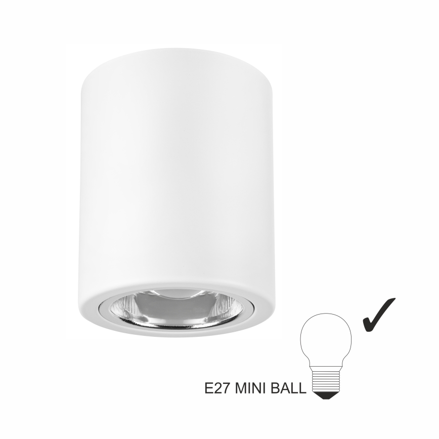 LED spotlight TACO 1xE27/15W/230V vit