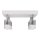 LED Spotlight TUBSSON 4xGU10/4,8W/230V vit/skinande krom