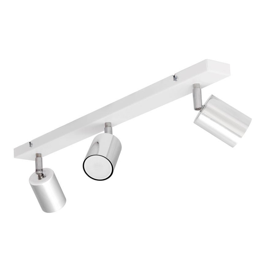 LED spotlight TUNE 3xGU10/4,8W/230V matt krom/vit