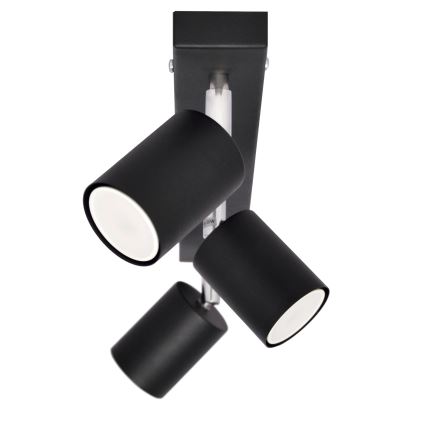LED Spotlight TUNE 3xGU10/4,8W/230V svart