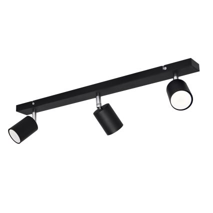 LED Spotlight TUNE 3xGU10/4,8W/230V svart