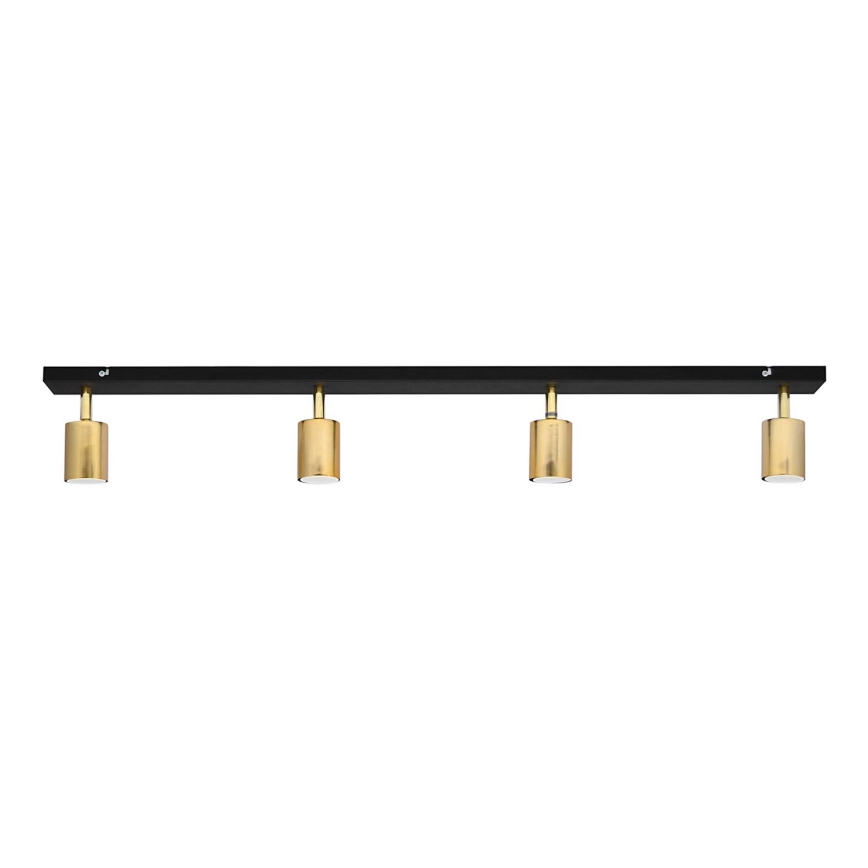 LED Spotlight TUNE 4xGU10/4,8W/230V guld/svart
