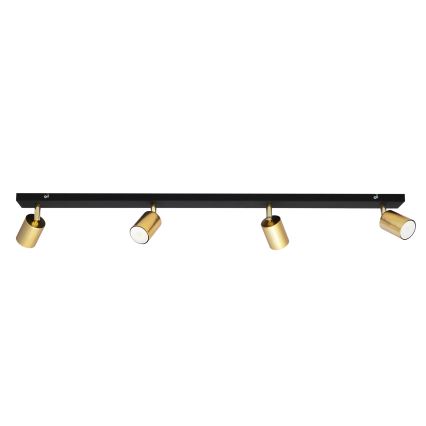 LED Spotlight TUNE 4xGU10/4,8W/230V guld/svart