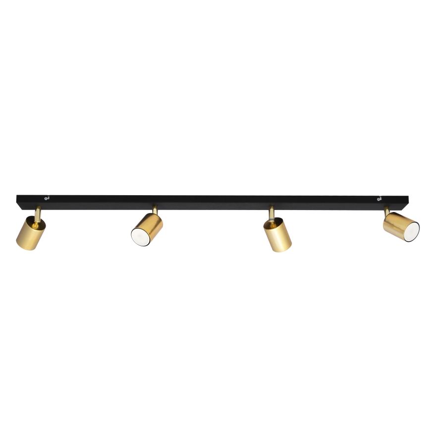 LED Spotlight TUNE 4xGU10/4,8W/230V guld/svart