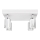 LED spotlight TUNE 4xGU10/4,8W/230V matt krom/vit