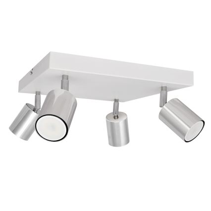 LED spotlight TUNE 4xGU10/4,8W/230V matt krom/vit