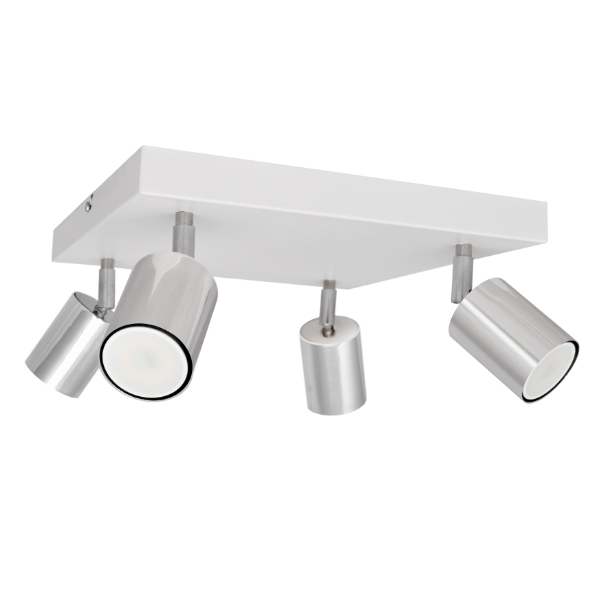 LED spotlight TUNE 4xGU10/4,8W/230V matt krom/vit