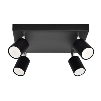 LED Spotlight TUNE 4xGU10/4,8W/230V svart