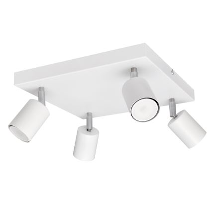 LED Spotlight TUNE 4xGU10/4,8W/230V vit