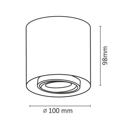 LED Spotlight XENO LED/15W/230V vit 1200lm