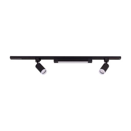 LED Spotlightsystem i skensystem TRACER 2xGU10/10W/230V + LED/20W 1 m svart