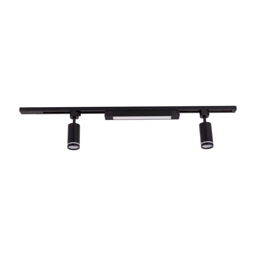 LED Spotlightsystem i skensystem TRACER 2xGU10/10W/230V + LED/20W 1 m svart