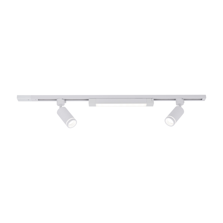 LED Spotlightsystem med TRACER 2xGU10/10W/230V + LED/20W 1 m vit