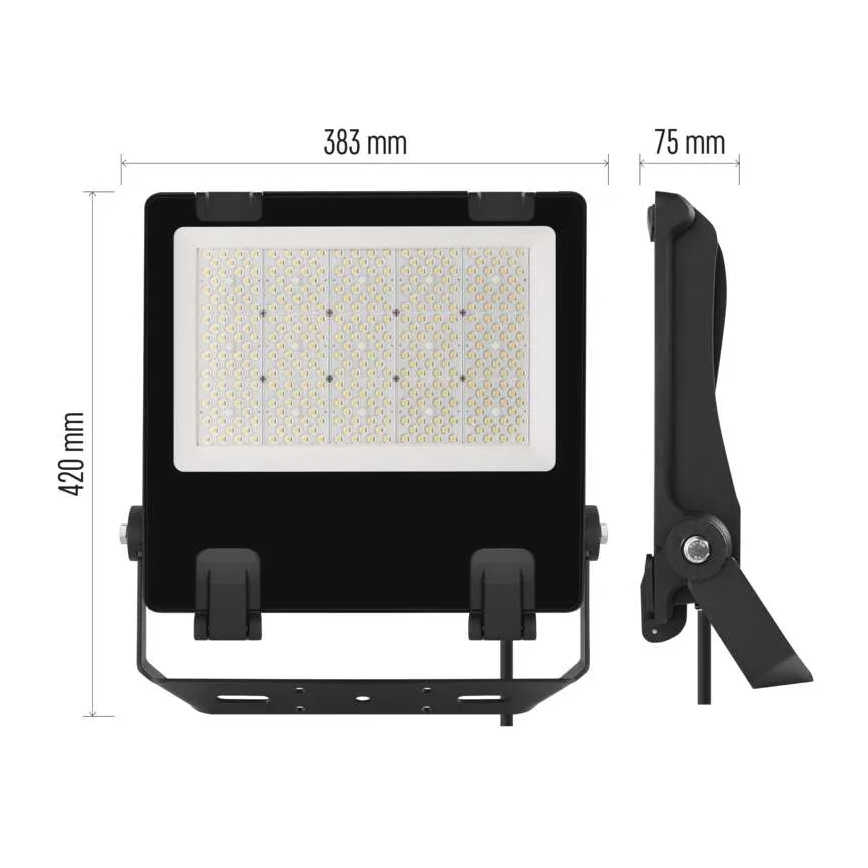 LED strålkastare AVENO LED/200W/230V 4000K 32000 lm IP66 svart