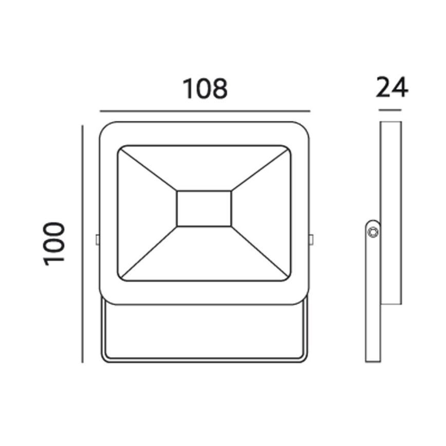 LED strålkastare för utomhusbruk LED/10W/230V 6000K IP65