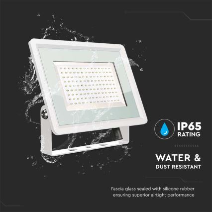 LED strålkastare för utomhusbruk LED/200W/230V 4000K IP65 vit