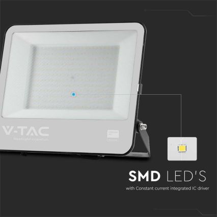LED strålkastare för utomhusbruk SAMSUNG CHIP LED/200W/230V 6500K IP65 svart