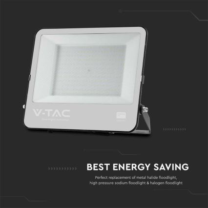 LED strålkastare för utomhusbruk SAMSUNG CHIP LED/200W/230V 6500K IP65 svart