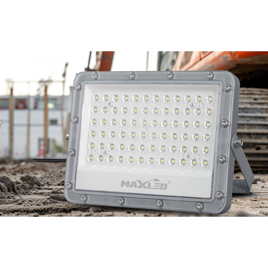 LED strålkastare för utomhusbruk LED/50W/230V 5000K IP65 grå