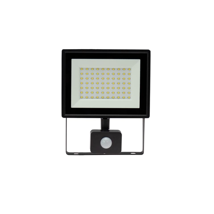 LED strålkastare för utomhusbruk med en sensor NOCTIS LUX 3 LED/50W/230V 4000K IP44 svart