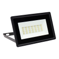 LED strålkastare för utomhusbruk NOCTIS LUX 3 LED/20W/230V 4000K IP65 svart