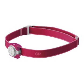 LED Strålkastare GP EVERYkropp 4xLED/2×CR2025 rosa