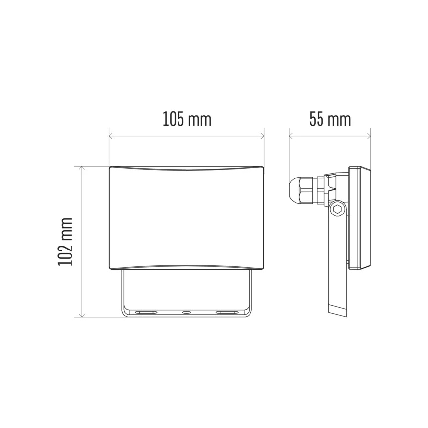 LED strålkastare LED/10,5W/230V IP65