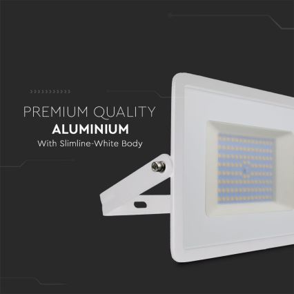 LED strålkastare LED/100W/230V 6500K IP65 vit