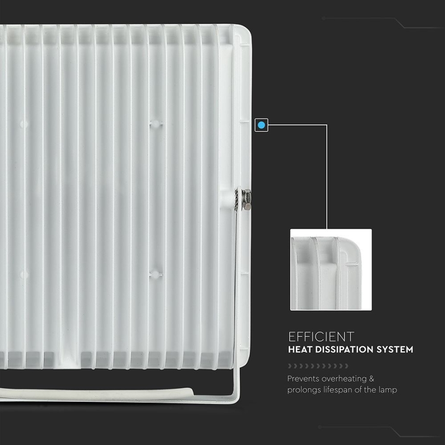 LED strålkastare LED/100W/230V 6500K IP65 vit