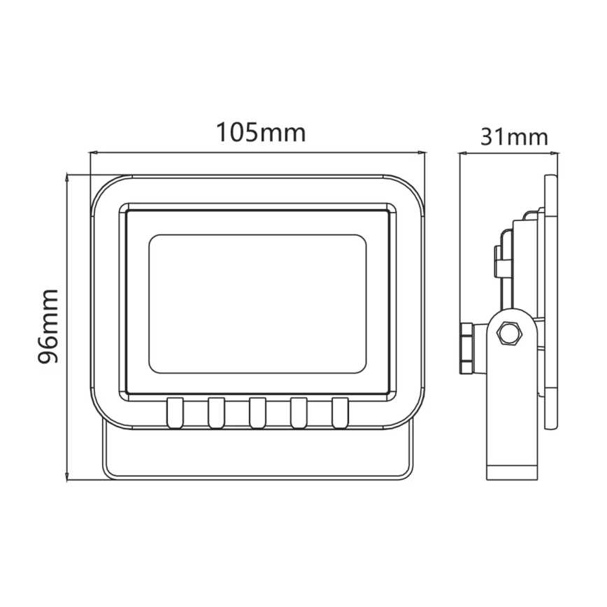 LED strålkastare LED/10W/230V 6500K IP65