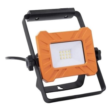 LED-strålkastare LED/10W/230V 6500K IP65 orange/svart