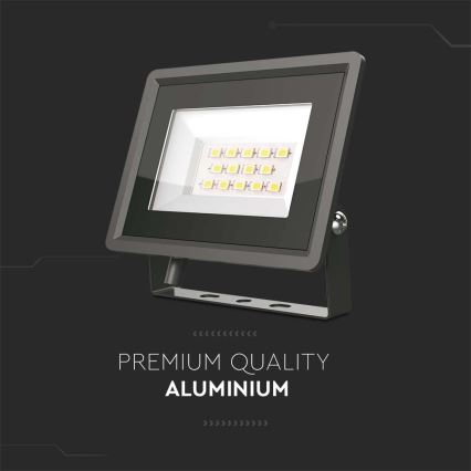 LED Strålkastare LED/20W/230V 6500K IP65 svart