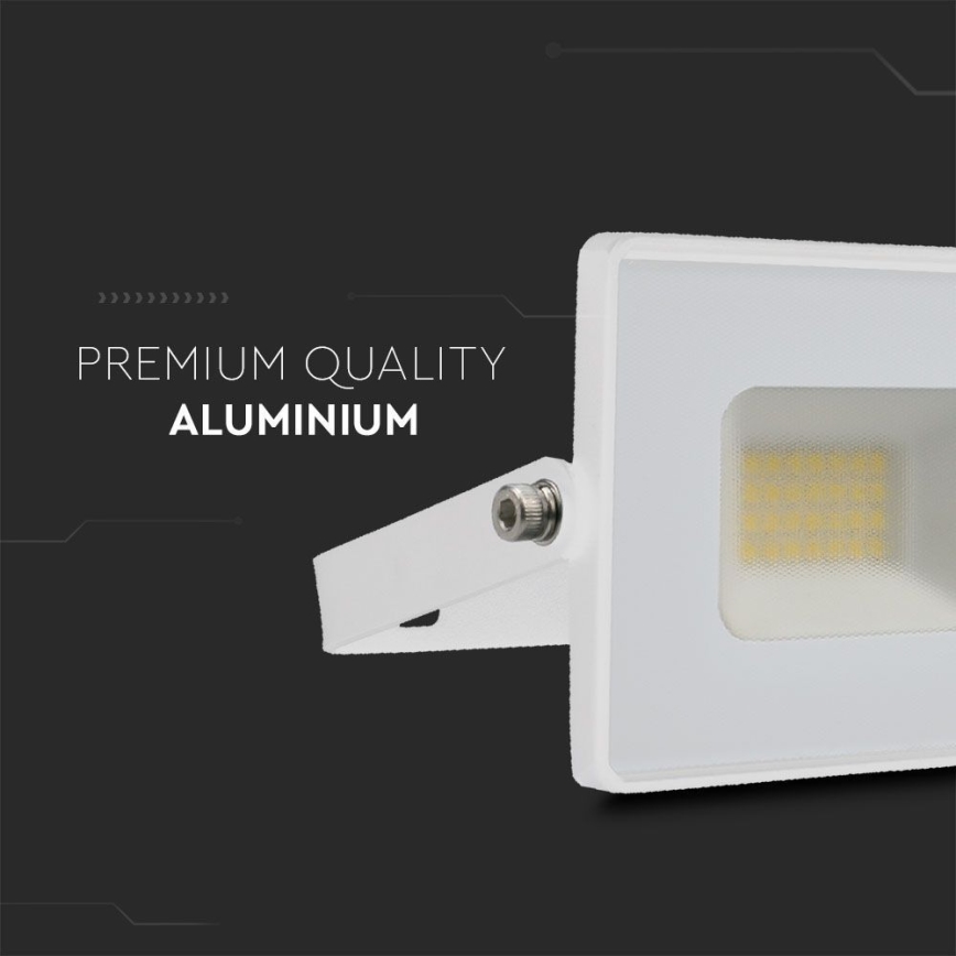 LED strålkastare LED/20W/230V 6500K IP65 vit