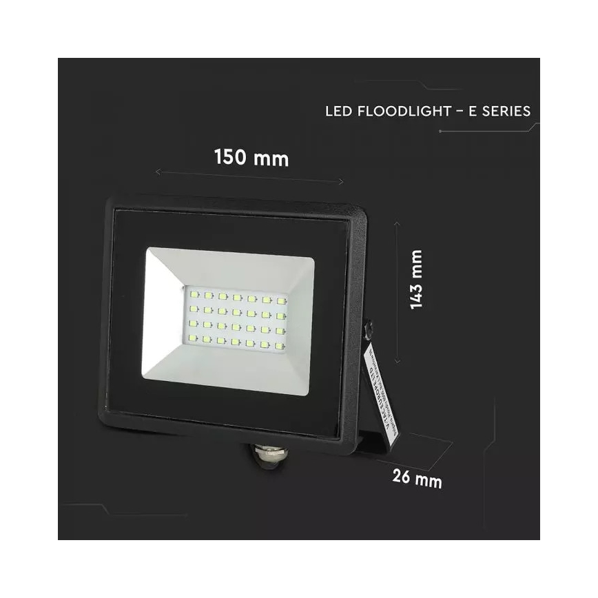 LED strålkastare  LED/20W/230V IP65 grön světlo