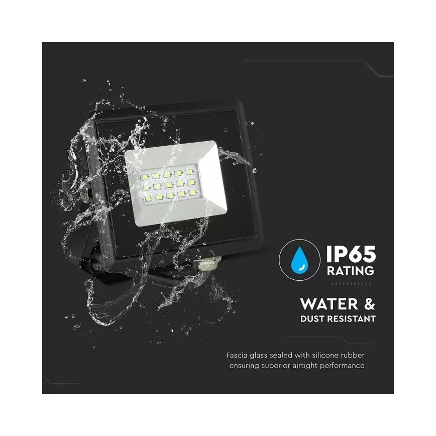 LED strålkastare  LED/20W/230V IP65 grön světlo